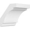 Ekena Millwork 5"W x 6"D x 6"H Standard Aspen Architectural Grade PVC Knee Brace BRCP05X06X06ASP - alternate 1